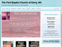 Tablet Screenshot of fbcderry.org